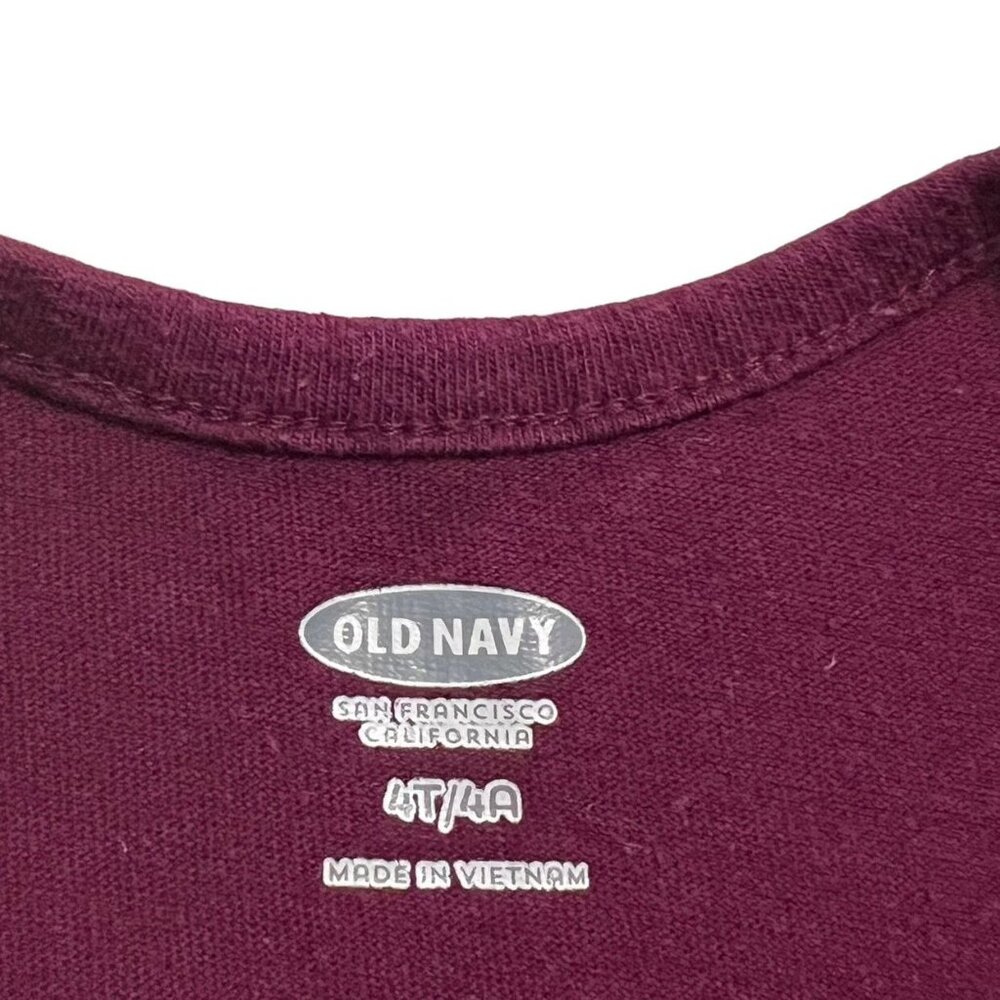 Old Navy 4T Maroon Tutu Dress - Picture 5 of 5